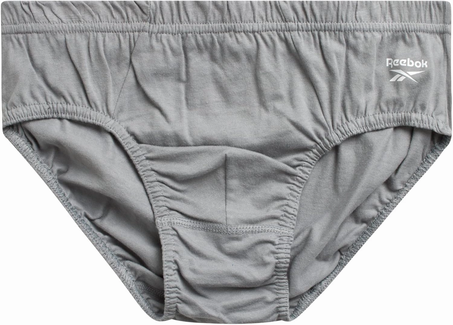 Reebok Low Rise Mens Underwear Briefs - 5 Pack Performance Briefs Cotton Underwear For Men with Contour Pouch (Sizes: S-XL)