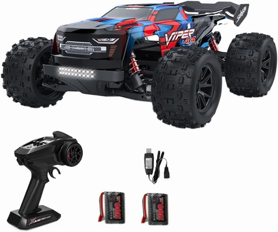 Remote Control Car for Boys,1:18 Scale Fast RC Cars All Terrain,High Speed 35km/h Rock Crawler RC Truck 4x4 Off Road Waterproof Hobby Grade Racing Car
