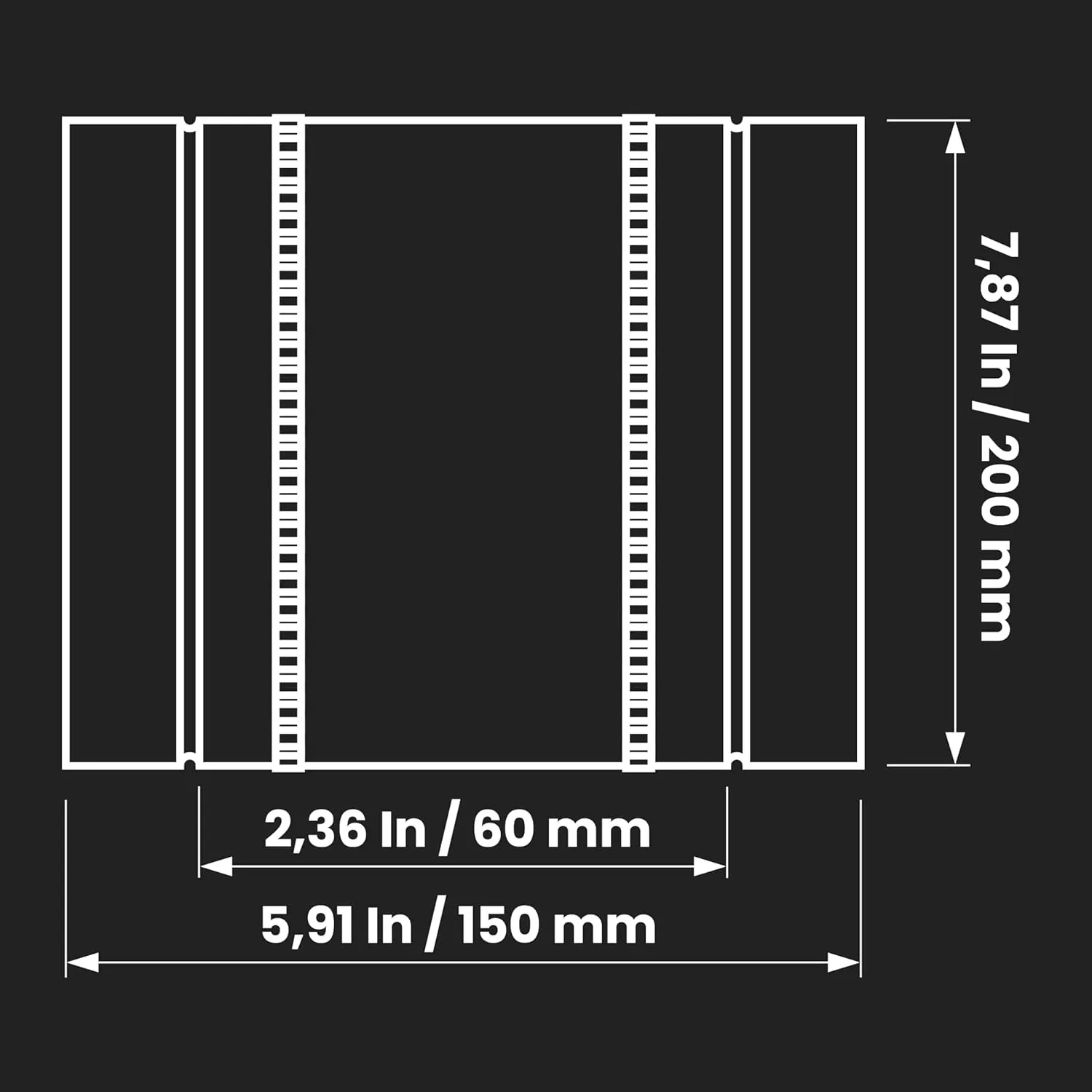 Repa Market 8" Inch Round Flexible Noise Control Duct Connector - Galvanized Steel Metal Pipe Extension, Vent Coupling - Dryer Vent Connector - Coupler for HVAC Ducting, Ventilation System, Fittings