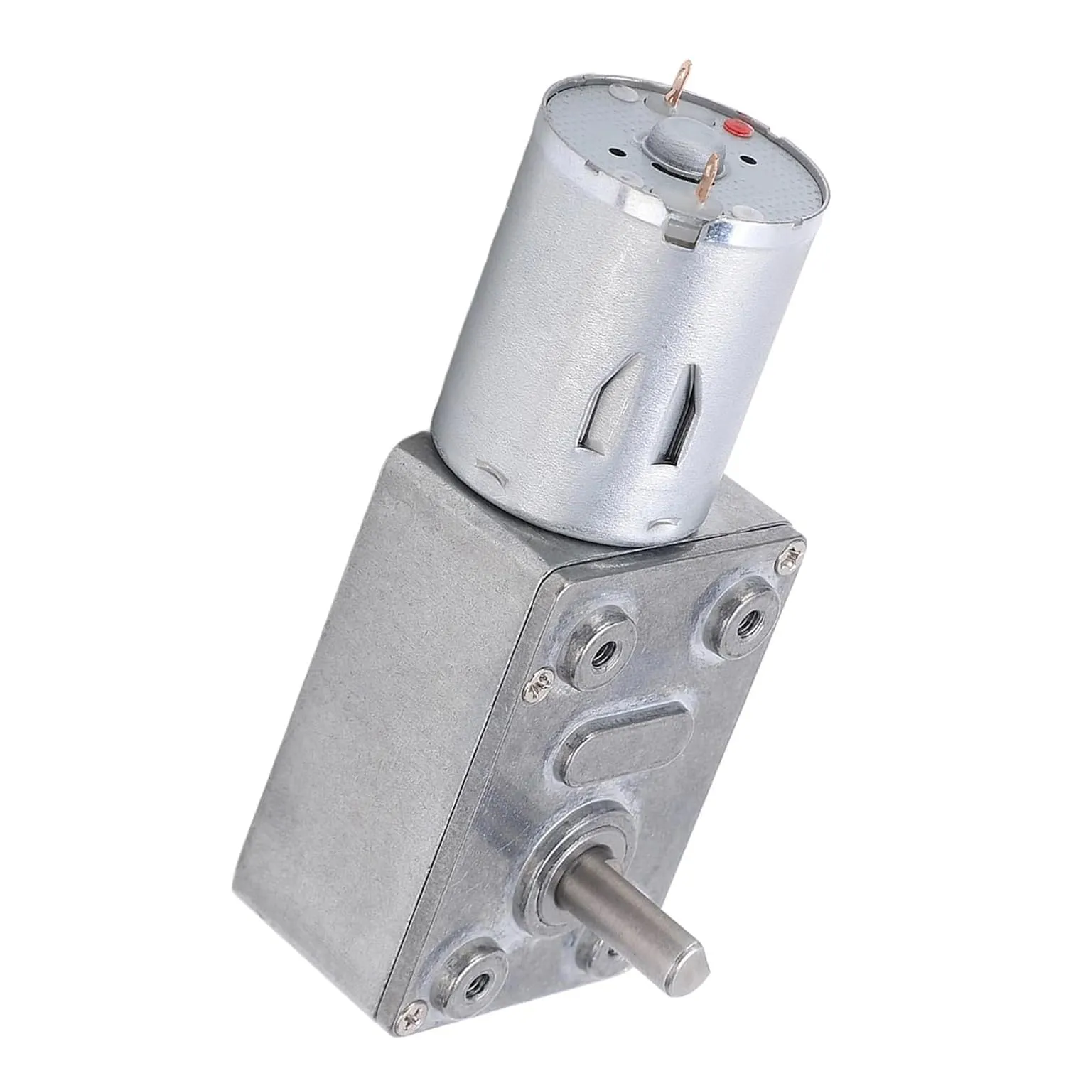 Reversible High Torque 12V DC Worm Gear Motor with 5 RPM to 62 RPM Speed Options for Car Window Door Opener Mini Winch Drip Proof Brushless CW CCW Rotation