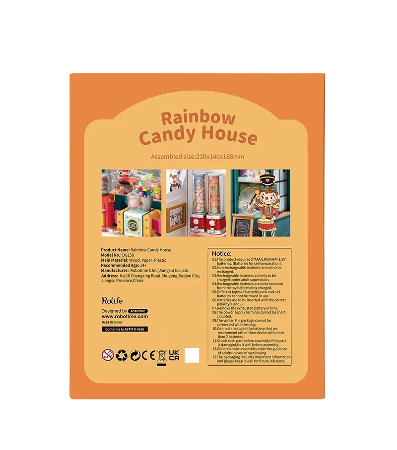 Rokr Puzzles DIY 3D Candy House