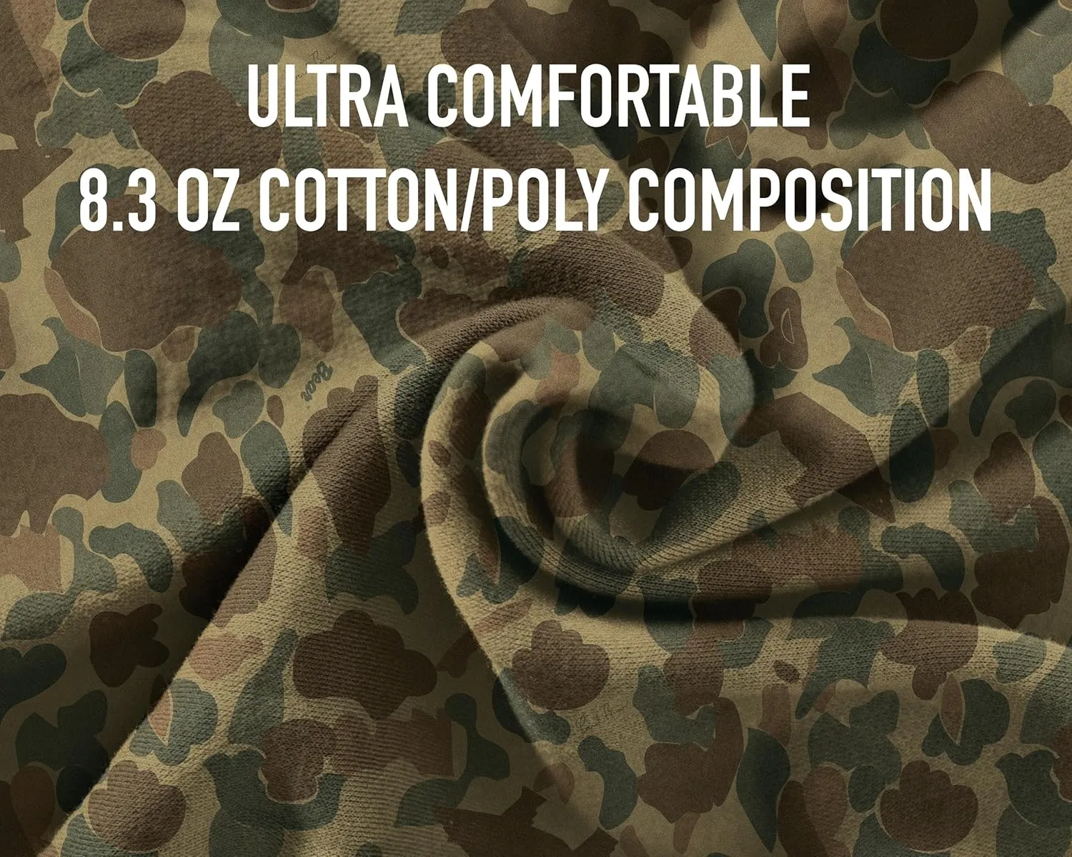 Rothco X Bear Archery Fred Bear Camo Every Day Hoodie – Camouflage Pullover Hooded Sweatshirt