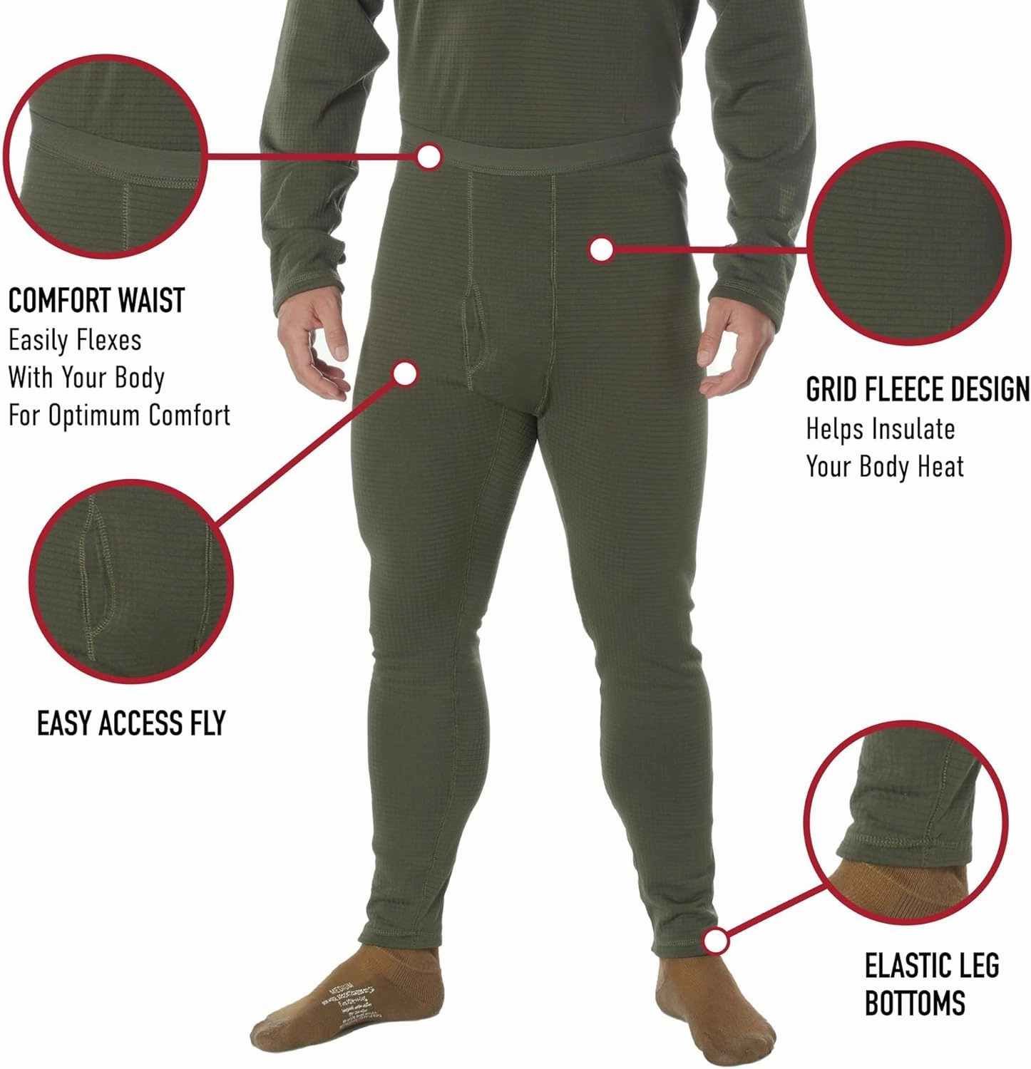 Rothco Gen III Level II Underwear Bottoms