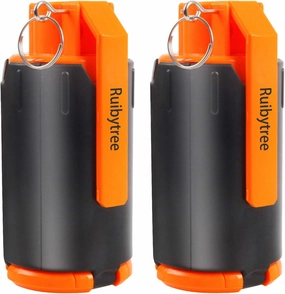 Ruibytree CS Tactical Plastic Toy for Nerf Rival Battle Game,cs Foam Bullet Ball G renade(2 Packs)