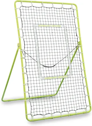 Rukket Tennis Practice Rebounder Net, 4x6 Rebound Wall for Tennis & Racquet Sports Ball, Portable Backboard for Indoor & Outdoor Training