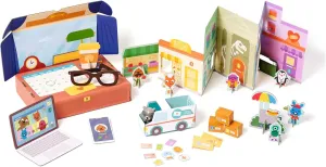 Sago Mini Big City, Activity Box with Pretend Play Toys & a Collectible Toy Figure, Kids Toys for Boys & Girls Ages 3 and up