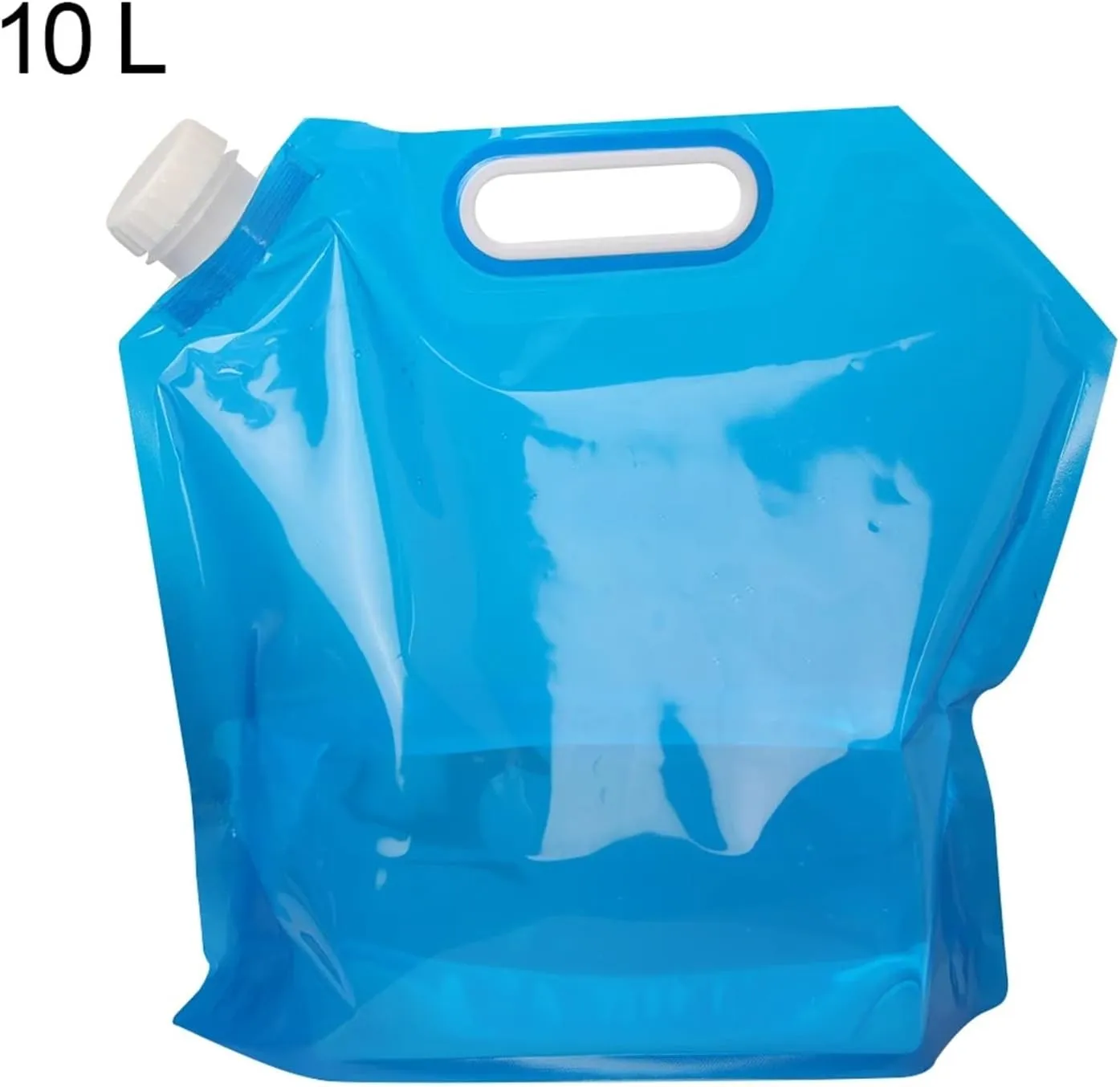 SBTRKT 5/10L Camping Water Bag Portable Folding Water Bucket Large Water Container Outdoor Travel Collapsible Pouch Can Camping Supplie (Color : Normal 10L Blue)