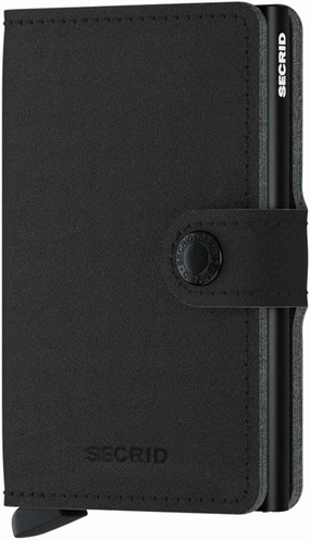 Secrid Miniwallet Yard - Powder Black, Powder Black, 10,2 x 6,5 x 2,1 cm, Modern