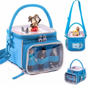 SFYBYHEART Carrying Case Compatible with Toniebox, Tonie Characters, Tonie Figures,Portable Bag for Audio Player Starter Set, Storage Travel Case for Tonie Box Starter Set,Charging Station(Case Only)