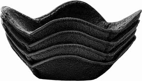 Sheff Microwave Cozy Huggers Set of 4 Durable and Reliable For Hot and Cold Bowls, Plates and Dishes Ideal Household Gift (Black)