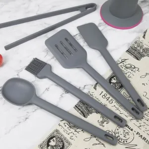 Silicone Kitchenware Spoon Cooking 6 Piece Set