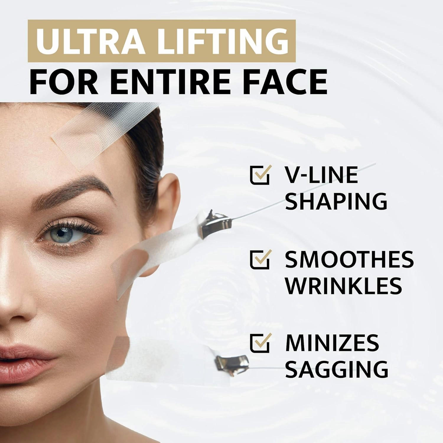 Silicone Skin Mask | Face Lifting Double Chin Reducer | V Line Lifting | Under Eye Mask | Forehead Wrinkles Treatment | Korean Skin Care