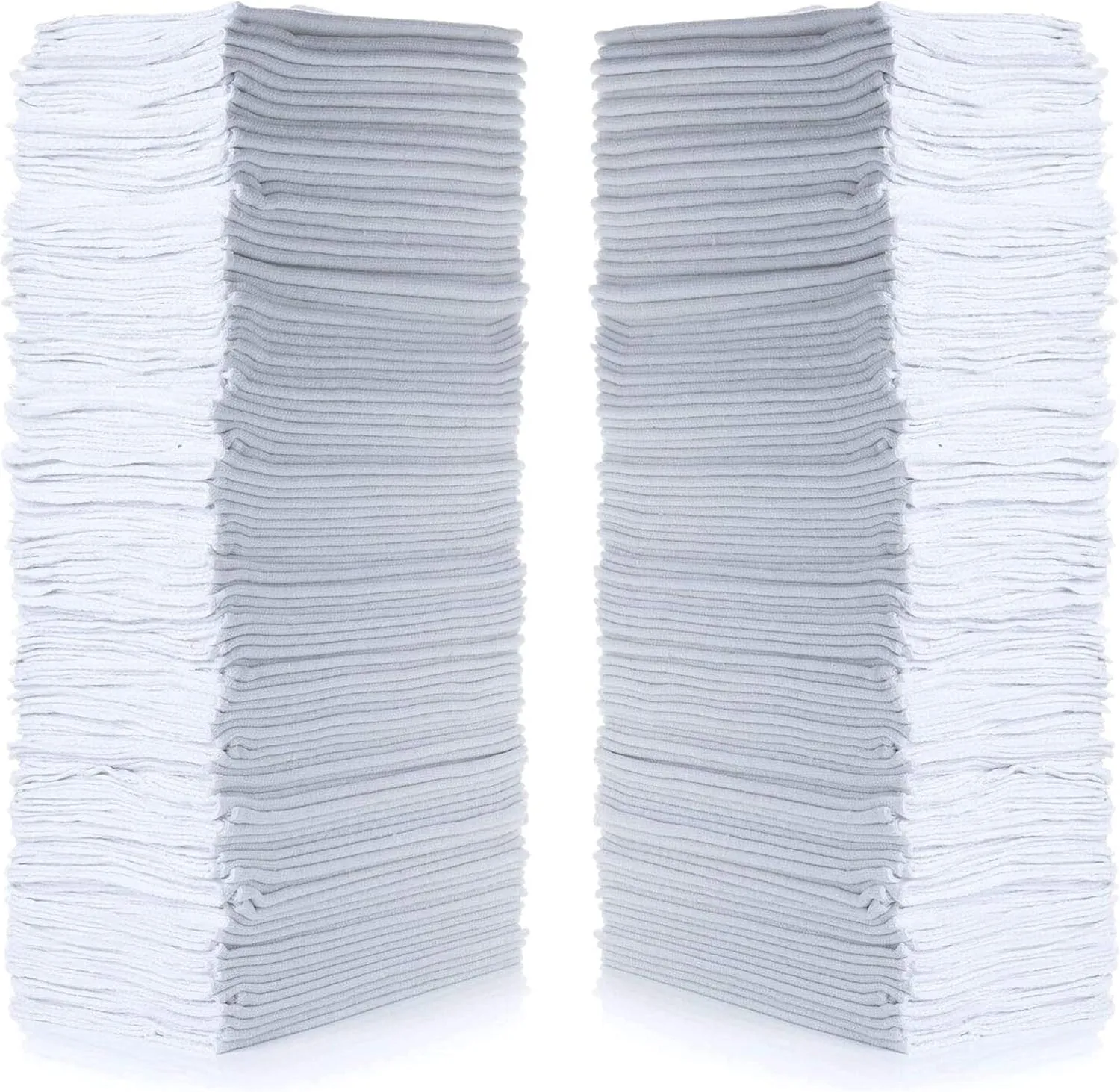 SIMPLI-MAGIC 79142 Shop Towels 14"x12", 150 Count (Pack of 1), Cotton, White