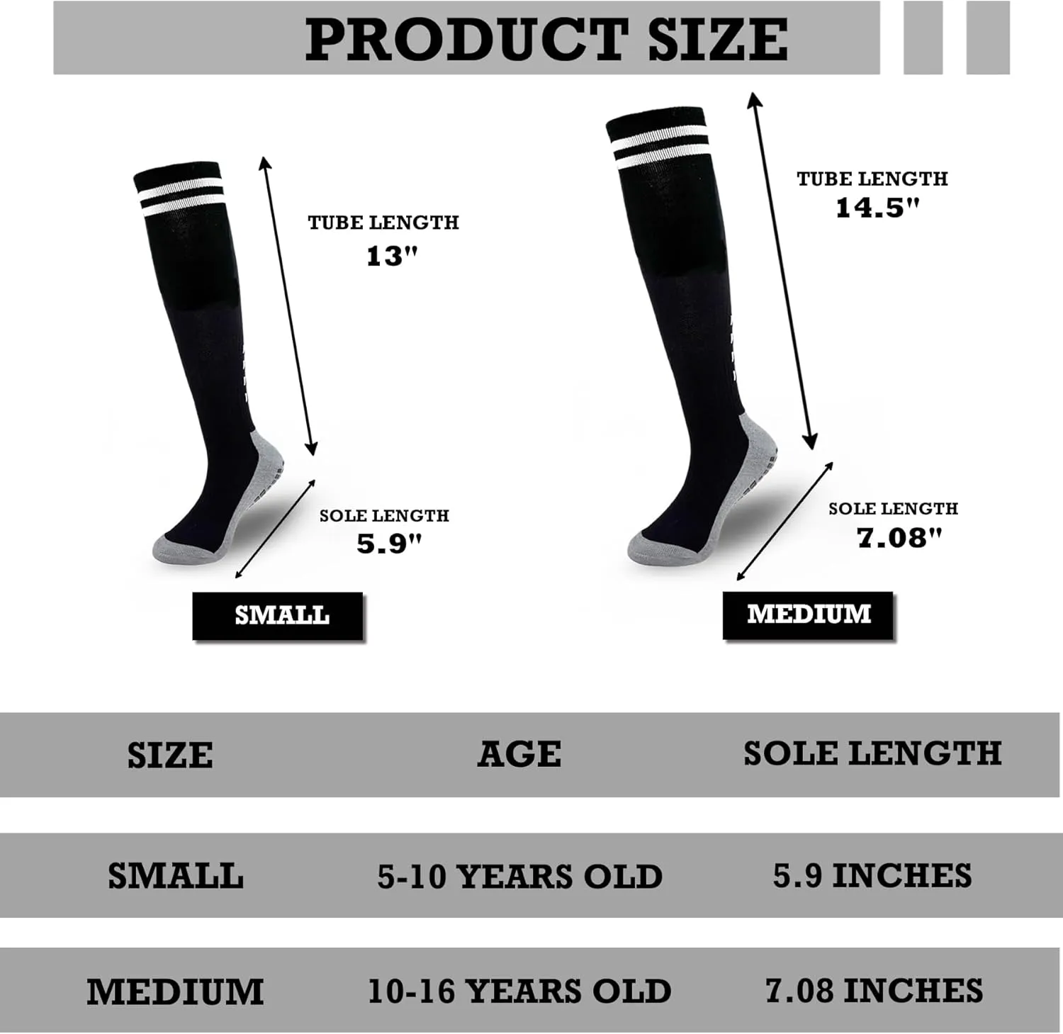 Soccer Shin Guards & Shin Sleeves for Kids with Grip Soccer Socks, Shin Pads for Boys & Girls Soccer Games Protection Gears