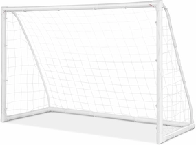 Soccer Goal, 12FT x 6FT/6FT x 4FT All-Weather Soccer Net with Frame, Quick Set-Up, Resilient Netting, Portable Soccer Goals for Backyard School Kids Soccer Training