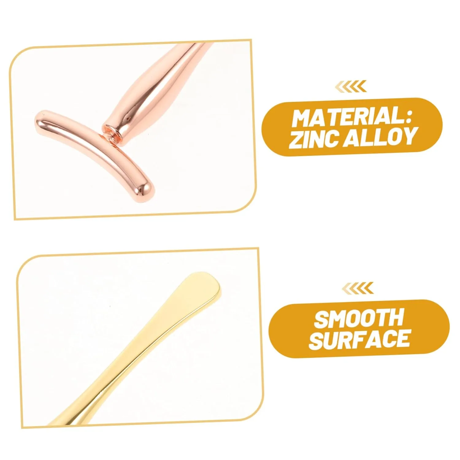 SOIMISS Eye Massage Stick Set Beauty Tools for Women Facial Mask Spoon Double-end Roller Easy to Use