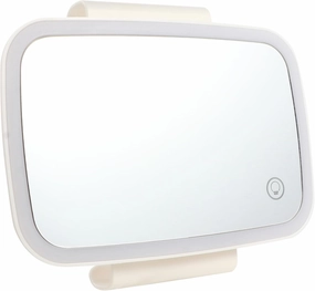 SOIMISS 1Pc Clip Car Visor Makeup Mirror High Definition LED Vanity Mirror for Easy Application Touch Screen Design Compact and Scratch Resistant for Travel