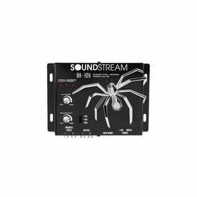 Soundstream BX-10X Bass Restoration Processor with Parametric Bass Equalizer, Digital Bass Processor for Car Audio, Balanced Inputs & Dash Mount Remote Control - Black