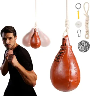 Speed Bag & Slip Ball for Boxing Reflexes & Reaction Practice, Perfect for MMA or Combat Sports