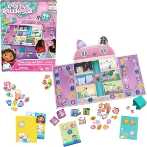 Spin Master Gabby's Dollhouse Social board game collecting talismans