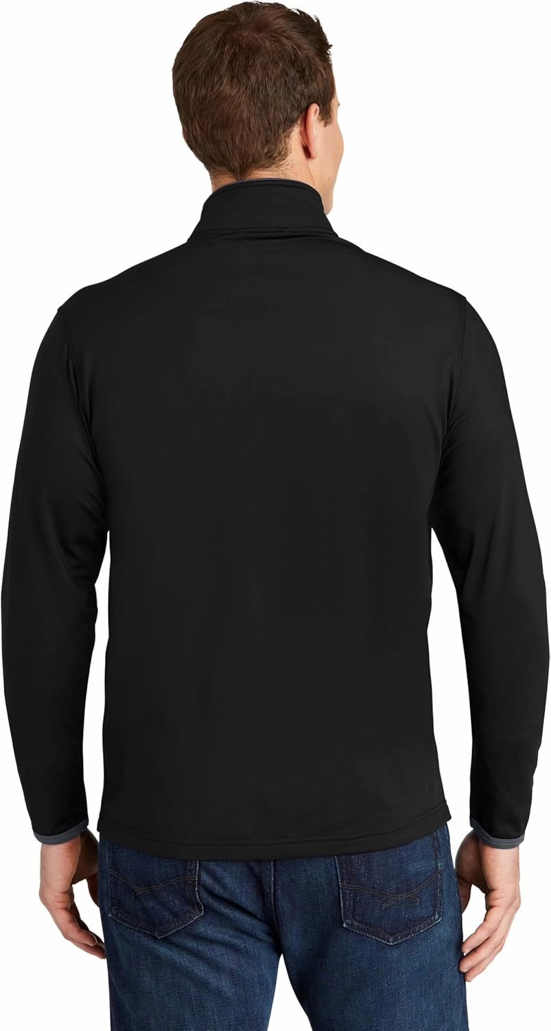 SPORT-TEK Sport-Wick Stretch Contrast Full-Zip Jacket ST853