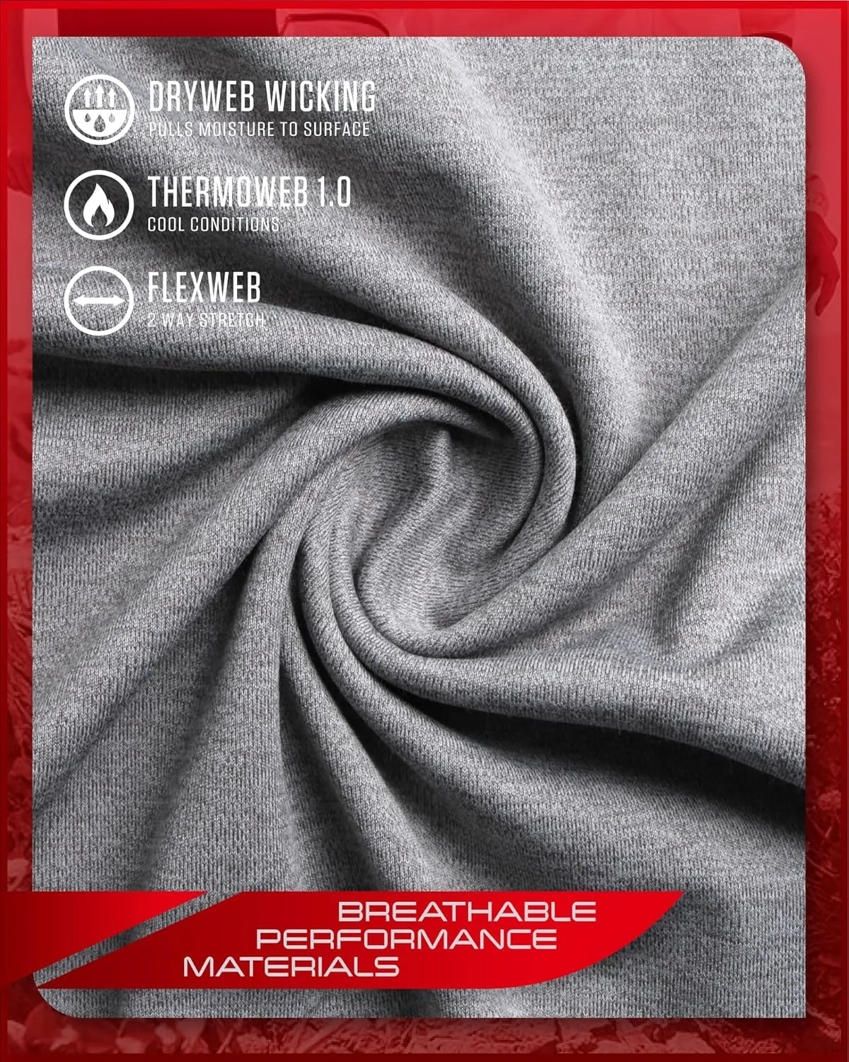 Spyder Men's Thermal Underwear Set - 2 Piece Brushed Back Fleece Lined Long Johns Base Layer Set for Men (Sizes: S-XL)
