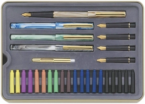 STAEDTLER calligraphy pen set, ideal for all skill levels, 899 SM5, Assorted, 33 Piece Set