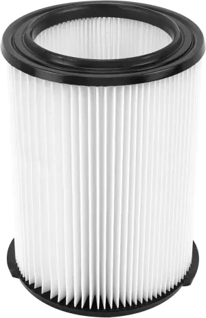Standard Wet or Dry Vac Filter VF4000 for ridged Vacs 5 Gallons and Larger Vacuum Cleaner, Replacement VF4000 Filter,also fit craftsman 17816,1 Pack
