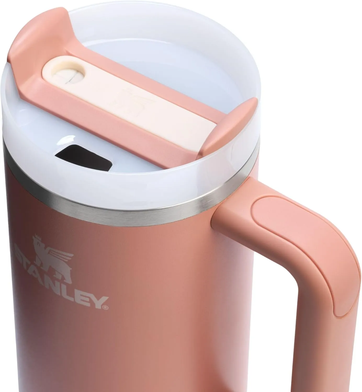 Stanley Quencher H2.0 Tumbler with Handle and Straw 30 oz | Flowstate 3-Position Lid | Cup Holder Compatible for Travel | Insulated Stainless Steel Cup | BPA-Free | Exclusive Sienna