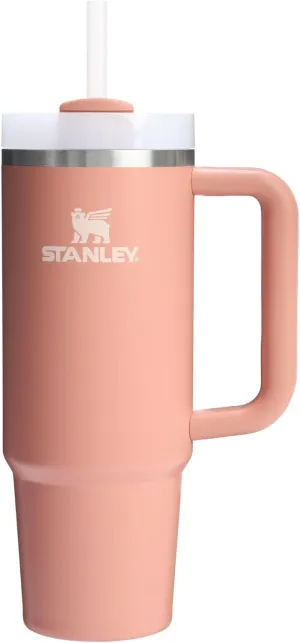 Stanley Quencher H2.0 Tumbler with Handle and Straw 30 oz | Flowstate 3-Position Lid | Cup Holder Compatible for Travel | Insulated Stainless Steel Cup | BPA-Free | Exclusive Sienna