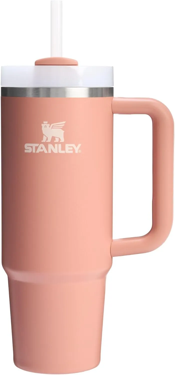 Stanley Quencher H2.0 Tumbler with Handle and Straw 30 oz | Flowstate 3-Position Lid | Cup Holder Compatible for Travel | Insulated Stainless Steel Cup | BPA-Free | Exclusive Sienna