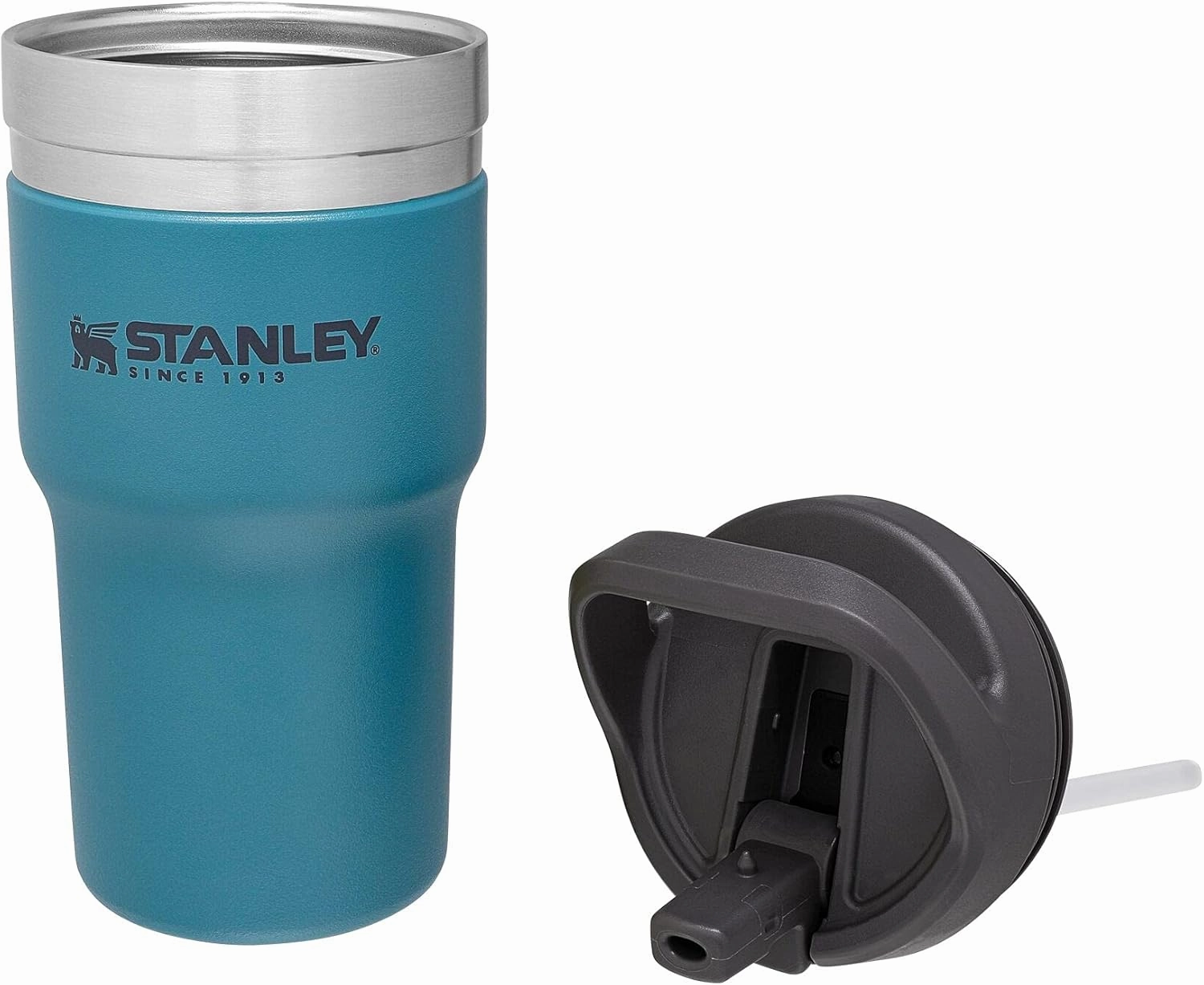 Stanley IceFlow Stainless Steel Tumbler with Straw - Vacuum Insulated Water Bottle for Home, Office or Car - Reusable Cup with Straw Leakproof Flip - Cold for 12 Hours or Iced for 2 Days