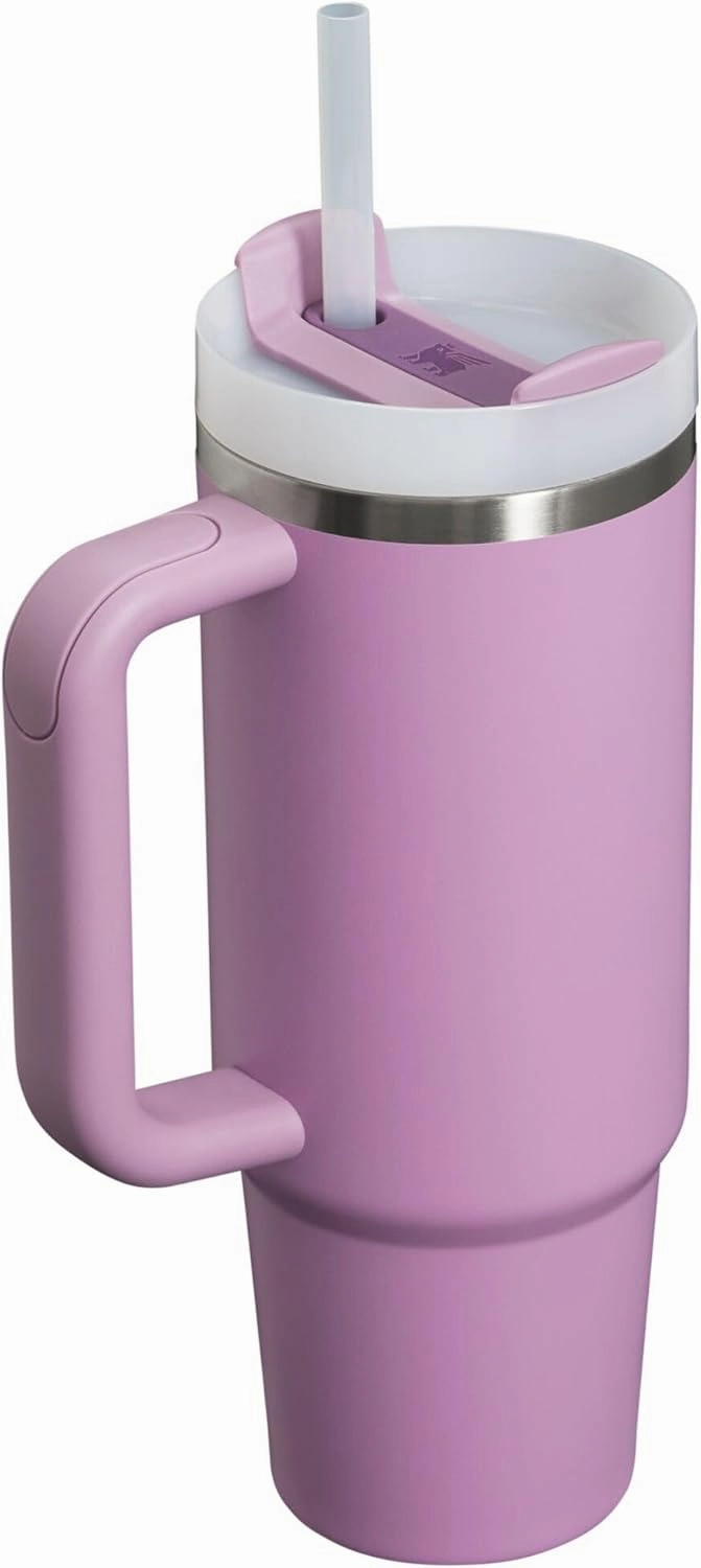 Stanley Quencher H2.0 Tumbler with Handle and Straw 30 oz | Flowstate 3-Position Lid | Cup Holder Compatible for Travel | Insulated Stainless Steel Cup | BPA-Free | Lilac
