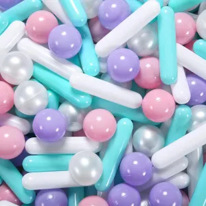 STARBOLO Ball Pit Balls for Kids -120pcs Crush Proof Plastic Macaron Toy Balls for Ball Pit, Ball Pit Play Tent, Baby Pool Water Toys, Birthday Party Decoration, Photo Props