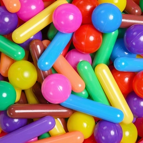 STARBOLO Ball Pit Balls for Kids- 120pcs Crush Proof Plastic Toy Balls for Toddler Ball Pit, Ball Pit Play Tent, Baby Pool Water Toys, Kiddie Pool, Party Decoration, Photo Props(8 Colors)
