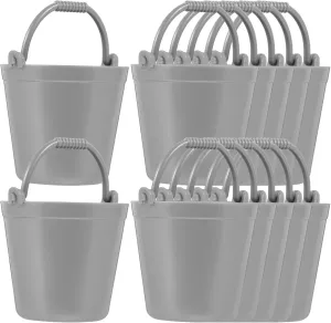 STOBOK Small Bucket Toy Mini House Decoration 12pcs Doll House Crafts Child Mini Plastic Model Dollhouse Water Bucket