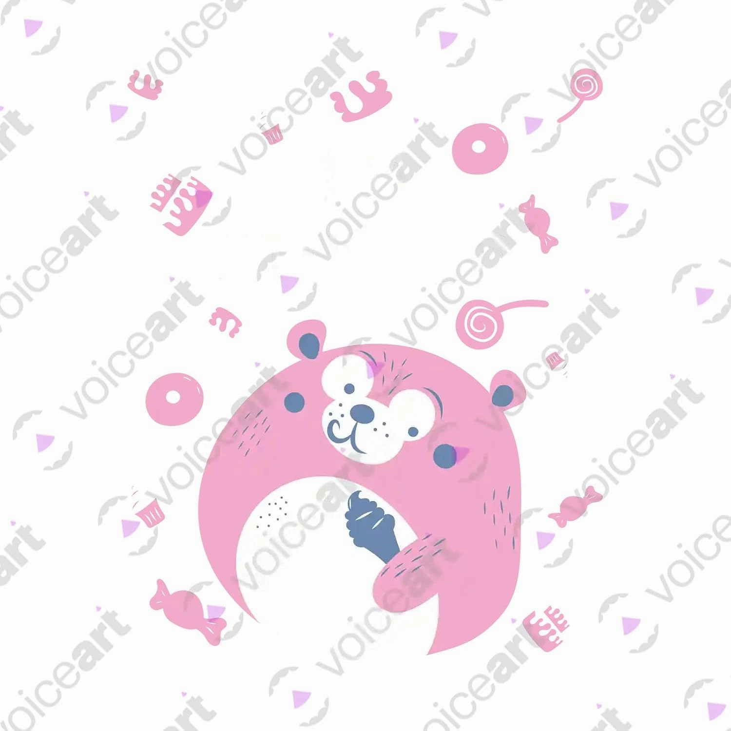 Stuffed Teddy Funny T-Shirt with Premium Quality Graphic Toy Bear Eating Ice Cream Tee with Play on Words