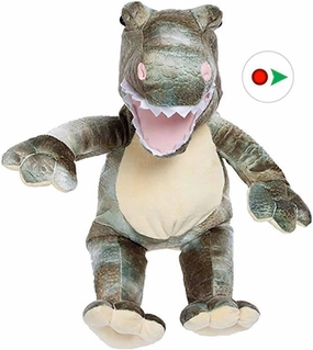 Stuffems Toy Shop Record Your Own Plush 16 inch T-Rex - Ready to Love in A Few Easy Steps