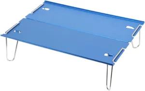 SUPVOX Folding Camping Table Portable Small Tea Table for Outdoor Hiking BBQ Picnic Lightweight Quick Setup for Travel and Beach Parties