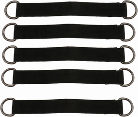 Swing Set Swing Tree Straps, 5 Piece 25cm Tree Swing Sling Kit, Holds 220lbs/100kg, Ideal for Hammocks and Most Swing Seats Swing Seat