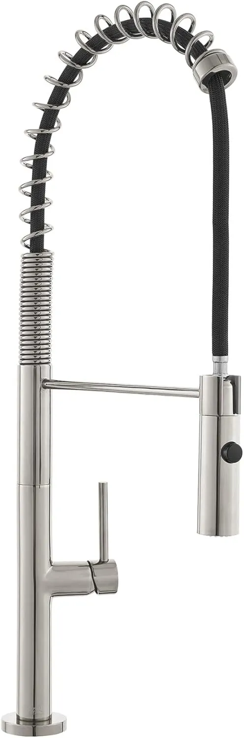 Swiss Madison SM-KF72BN Chalet Single Handle, Pull-Down Kitchen Faucet in Brushed Nickel