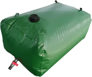 TCHAU Fire-Fighting Agricultural Use Water Tank Car Transportation Large PVC Water Container Emergency Water Storage Bucket Collapsible Soft Drought-Resistant Water Bag,