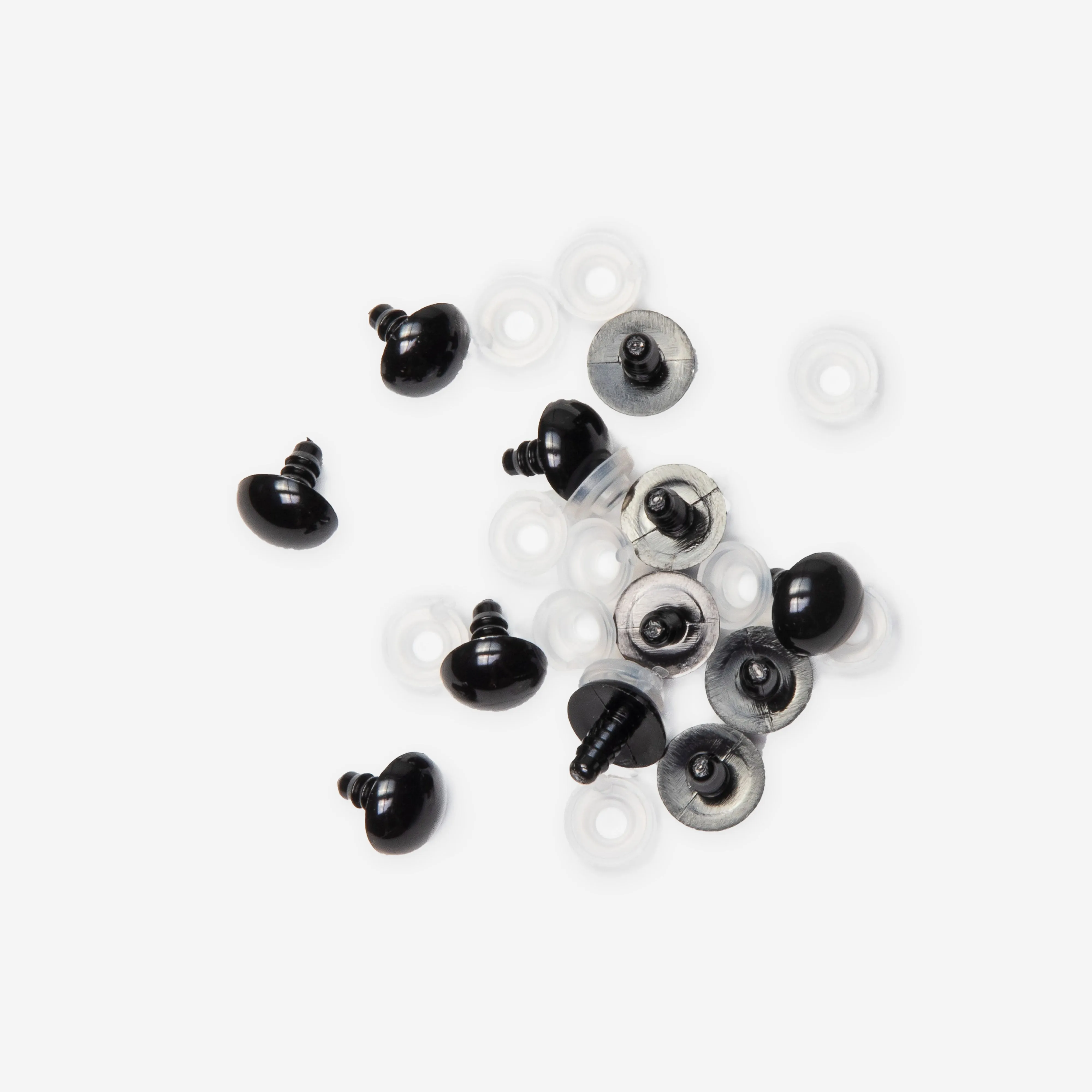 Teddy Eyes Black 14mm (6pairs)