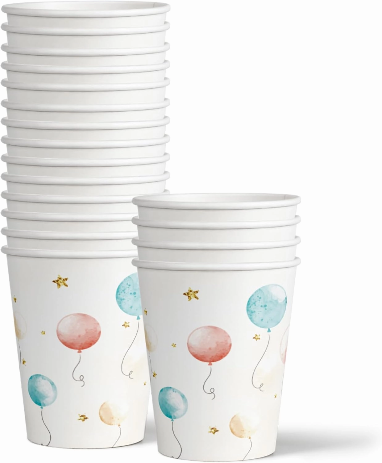 Teddy Bear Party Supplies - Bear Baby Shower Tableware Set Includes Plates Cups and Napkis (48 Piece, We Can Bearly Wait)
