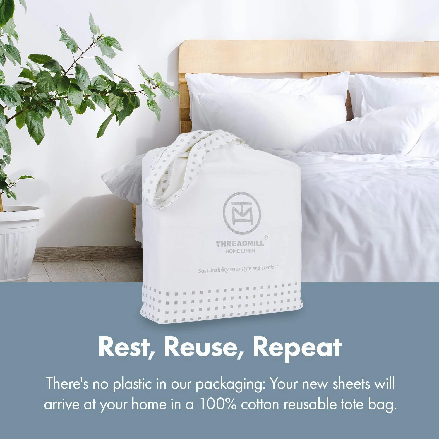 Threadmill 100% Cotton Sheets for Queen Size Bed - 600 Thread Count Queen Bed Sheets Set with 16” Deep Pocket - Sateen Weave 4-Piece Bedding Set with Cooling Effect, Beige
