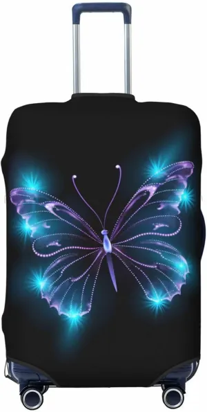 Travel Luggage Cover Butterfly Stars Luggage Suitcase Protector Baggage Fit X-Large