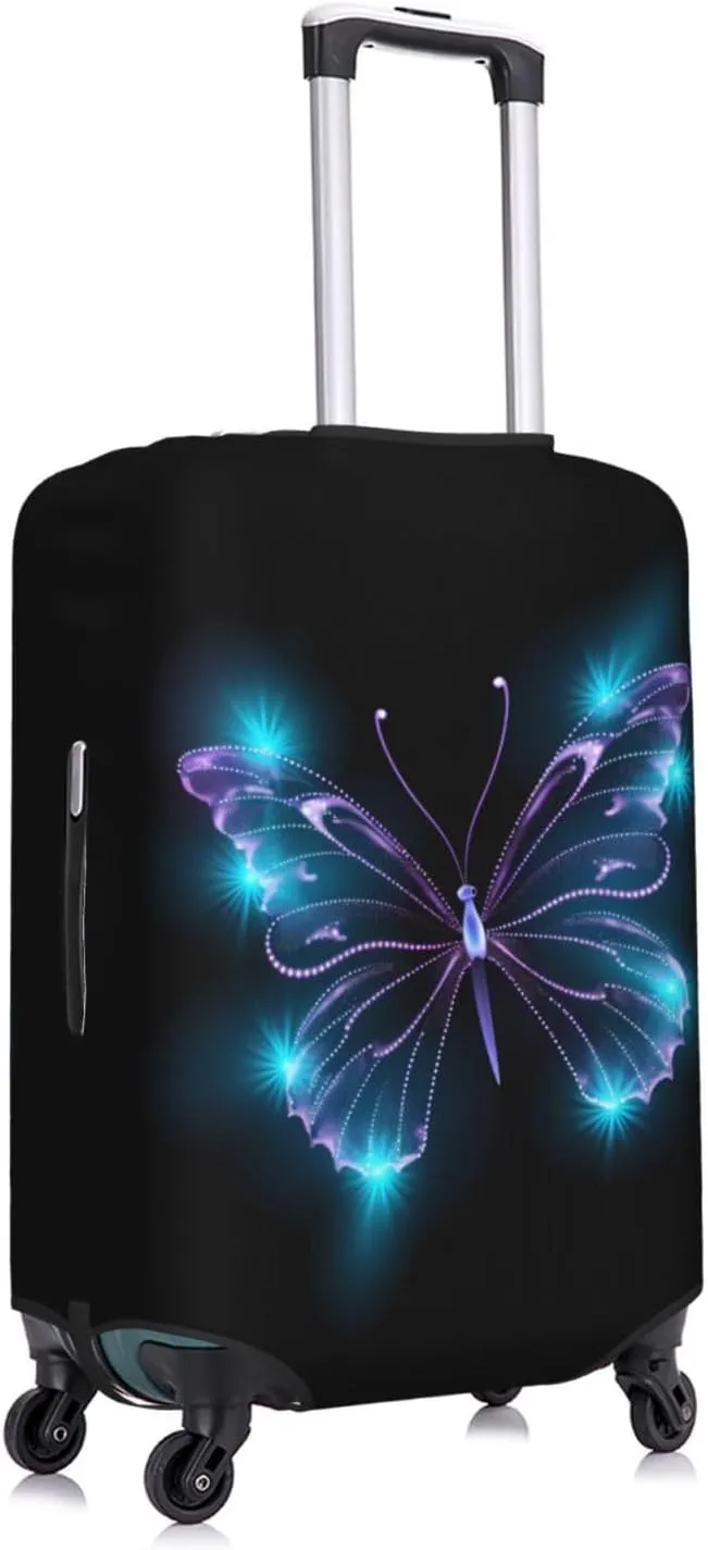 Travel Luggage Cover Butterfly Stars Luggage Suitcase Protector Baggage Fit X-Large