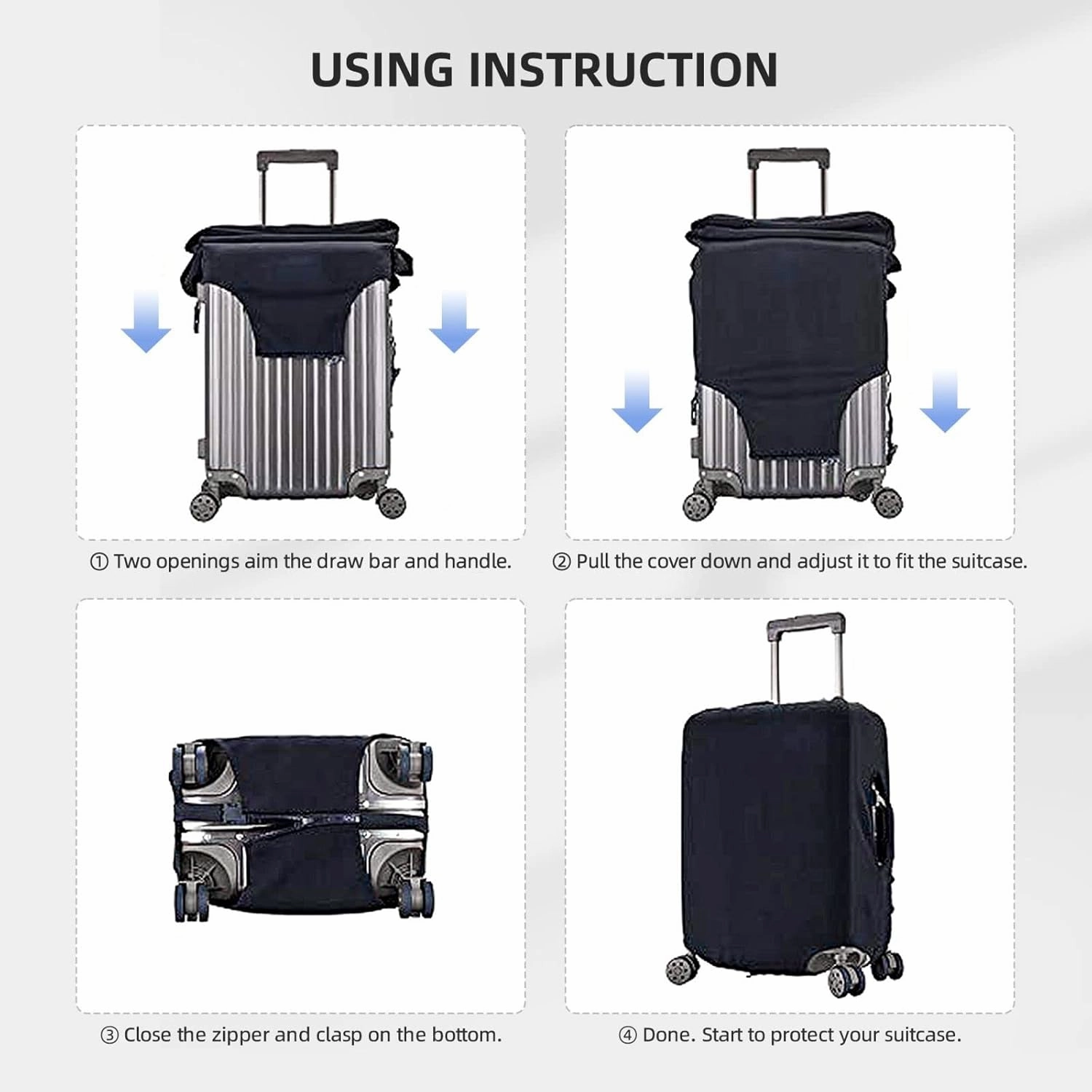 Travel Luggage Cover Black Woman African Woman Luggage Suitcase Protector Baggage Fit X-Large
