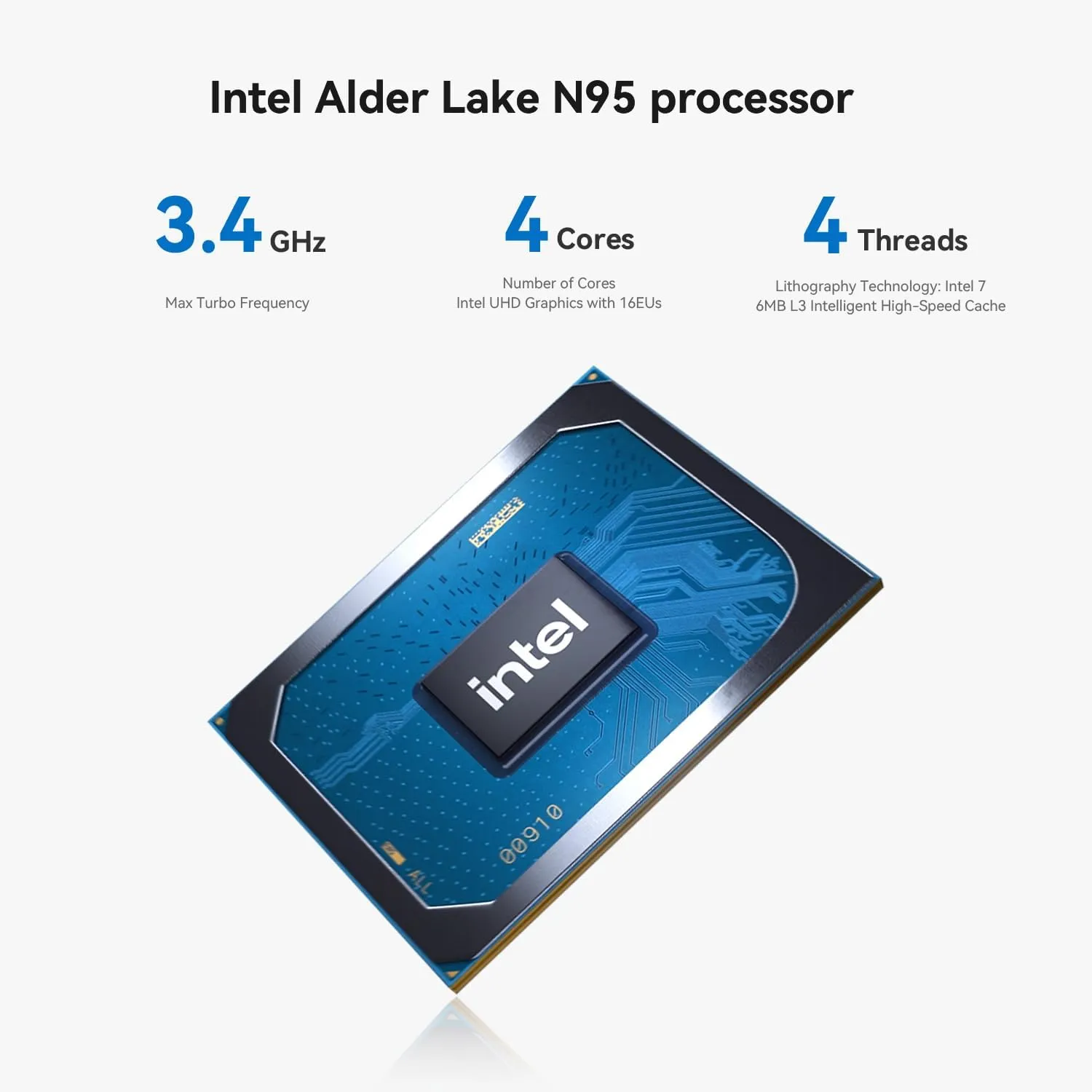 TRIGKEY Mini PC K-N95, Intel Alder Lake N95(up to 3.4GHz, 4C/4T), 16GB DDR4 RAM 500GB M.2 SSD, Mini Desktop PC Computer Support Max 4K 60Hz Dual HDMI Display/USB3.2 *3/WiFi5/BT5, Home/Office/Education