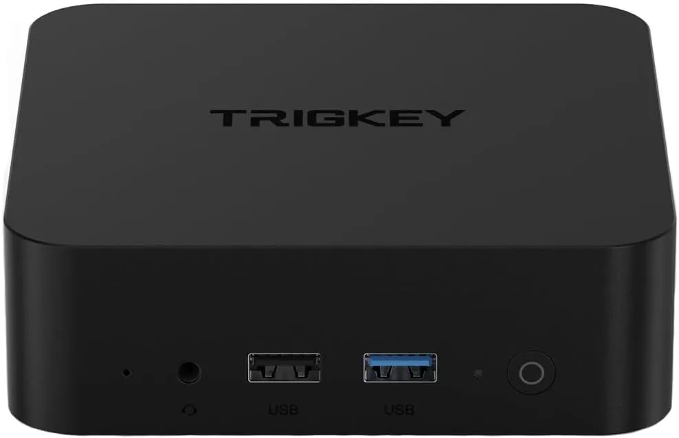 TRIGKEY Mini PC K-N95, Intel Alder Lake N95(up to 3.4GHz, 4C/4T), 16GB DDR4 RAM 500GB M.2 SSD, Mini Desktop PC Computer Support Max 4K 60Hz Dual HDMI Display/USB3.2 *3/WiFi5/BT5, Home/Office/Education